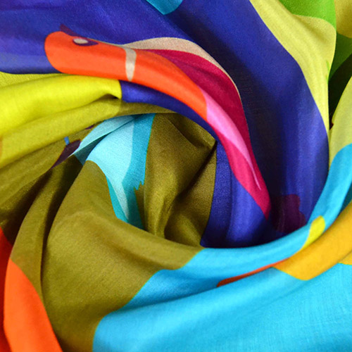 Printed-Silk-Blended-Fabric